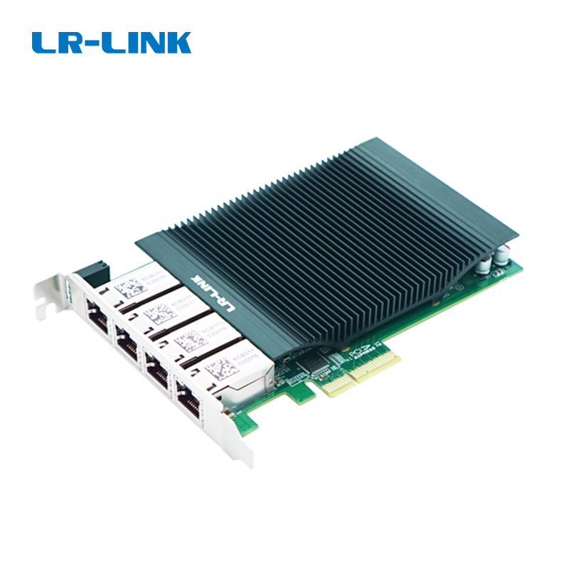 PCIe x4 Quad-port, Gigabit Frame Grabber Card, RJ45 Connector, Intel I210, PoE+ Power supply